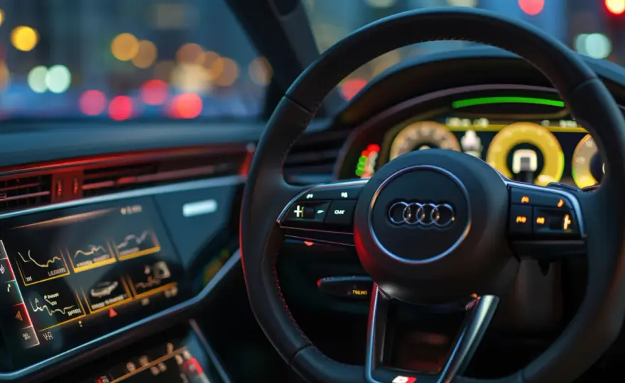 Kontrolki na desce rozdzielczej Audi A4: co oznaczają? Przewodnik