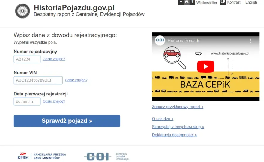 Historia pojazdu - Jak sprawdzić auto i co naprawdę mówi raport?